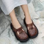 S507 Manufacturer 2020 Retro Thick-Soled Women'S Sandals New Leather PU Foam