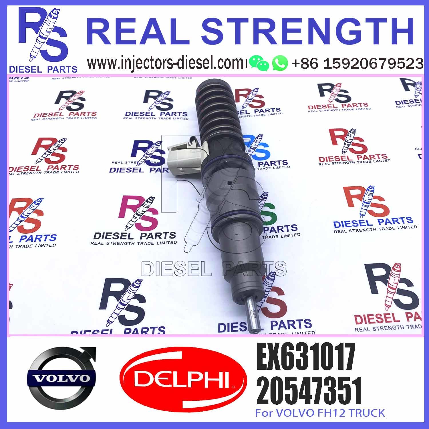 Diesel Fuel Common Rail Injector 20547351 85000417 EX631017 For E3.18 E3.0 E3.1 New Technology