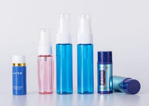 Wholesale 75ml 100ml Frosted Plastic Cosmetic Bottles With Dropper Cap from china suppliers