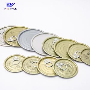 Wholesale Size 307 Metal Easy Open Lid Packaging Silver Gold Tin Can Lid from china suppliers