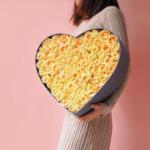 Large Colorful Preserved Rose Bouquet Shaped Hat Heart Printing Paper Gift