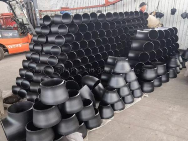 Black ANSI Sch 10 Carbon Steel Weld Fittings SMLS Ecc Butt Weld Concentric