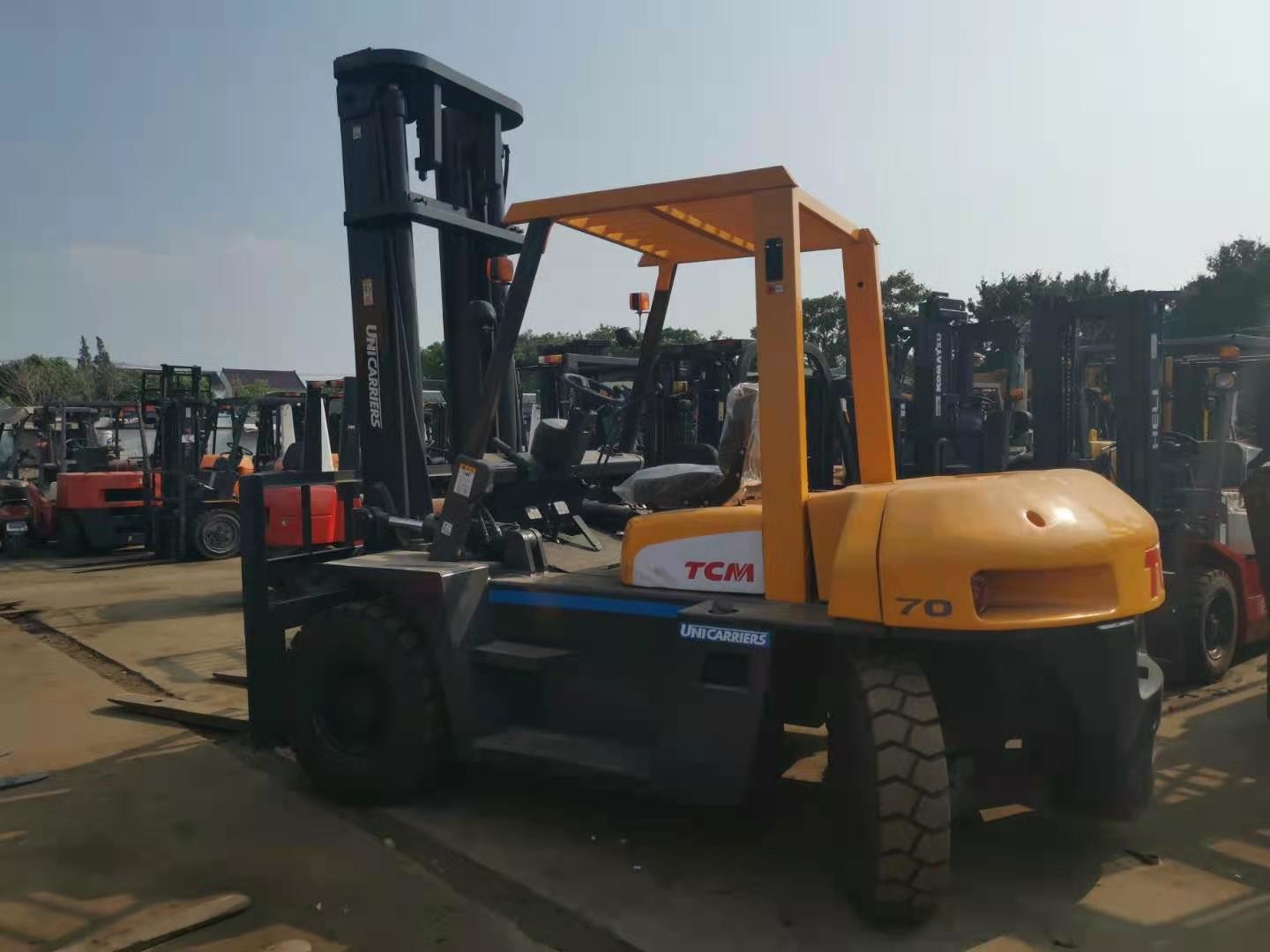 7T TCM FD70Z8 Second Hand Forklift Hydraulic Movement