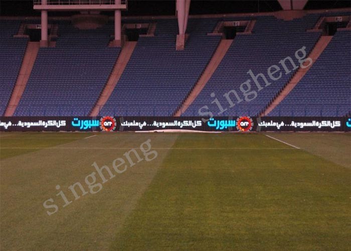Bright Stadium Led Display P10 , Led Perimeter Advertising Boards AC110 / 220V