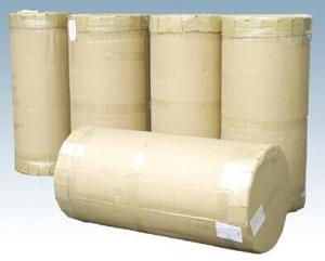 Wholesale white / yellow adhesive film BOPP Jumbo Roll tape for industrial carton bundling from china suppliers