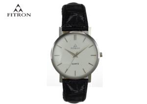 Wholesale Black Leather Strap Watch Mens , Big Round Shape Watch With White Dial from china suppliers