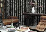 3D Tree Pattern Vintage Asian Inspired Wallpaper , High Grade decorative