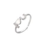Hypoallergenic 925 Sterling Silver Jewelry Diamond Engagement Rings