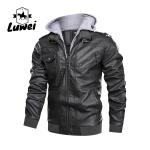 Leather Plus Size Motorcycle Trench Jaqueta Windcheater Utility Outdoor Sports
