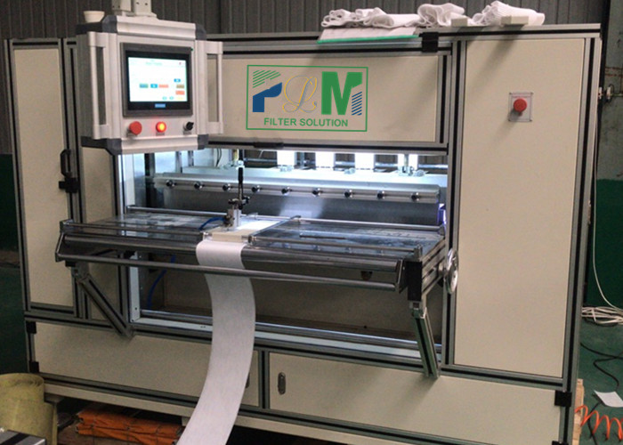 4–100 mm PL-AUTO55-1050F Automatic Knife Filter Paper Folding Machine Air Filter Making Machine