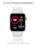 eloj inteligente para mujer, reloj de fitness de 1.8 pulgadas (respuesta/hacer