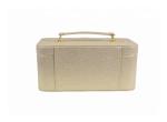 Cosmetic Makeup Case Jewelry Packaging Boxes PU Leather Portable Elegant Design