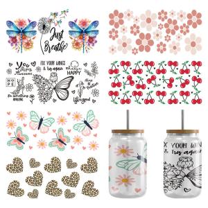 Wholesale Stretchable UV DTF Cup Wrap Transfers Label Waterproof 16oz 24oz 20oz 40oz from china suppliers