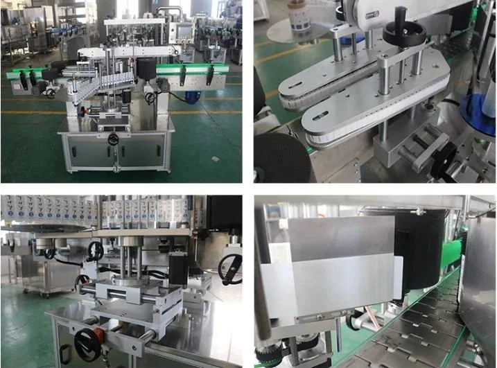 Self Adhesive Round Bottle Labelling Machine Sticker Printing Labelling Machine