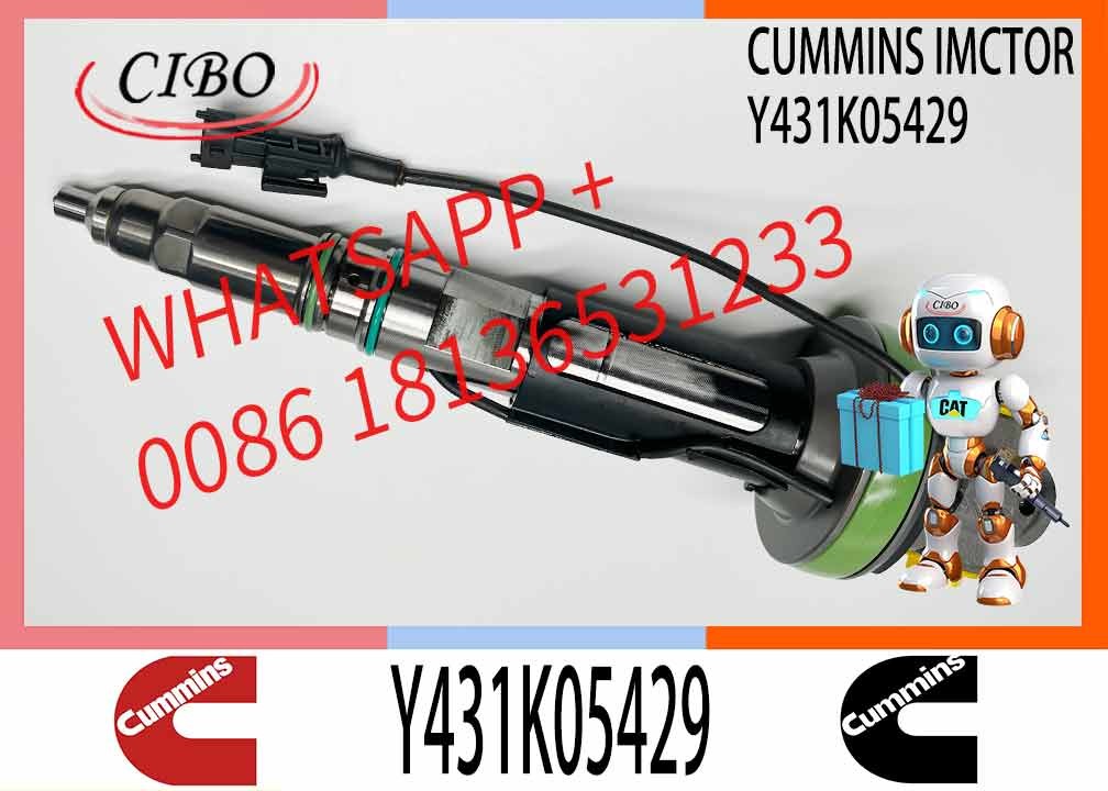 High Performance Diesel Injector Y431K05429 Fuel Injector Y 431 K05 429 Y431K05420 2867149 2882079 4964173