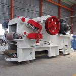 Hydraulic System Drum Wood Chipper Wood Branch Shredder 3.5-6 Tons / hour