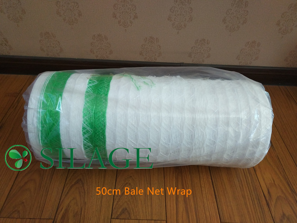 1.23m*2000m White Color Silage Round Bale Wrap Net for Round Bales of Silage