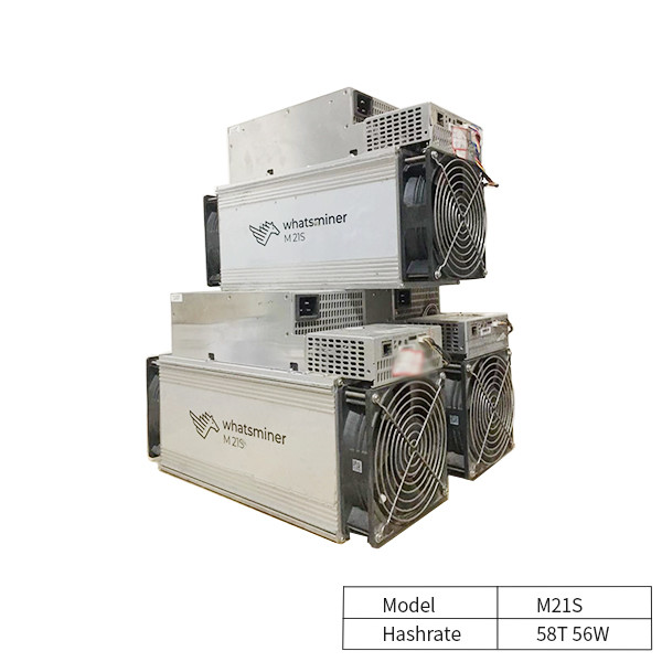56W/T Whatsminer Bitcoin Miner , Microbt Whatsminer M21s 58t 3248W