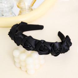 Wholesale European and American fashion hair bands party holiday flower rose headband women hair accessories from china suppliers