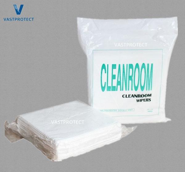 Non-Waterproof VPT1009 Cleanroom Wipers Made of 100% Polyester for Lint Free