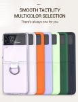 Applicable Model Galaxy Z Flip3 5G Smartphone Cover With Metal Ring Holder