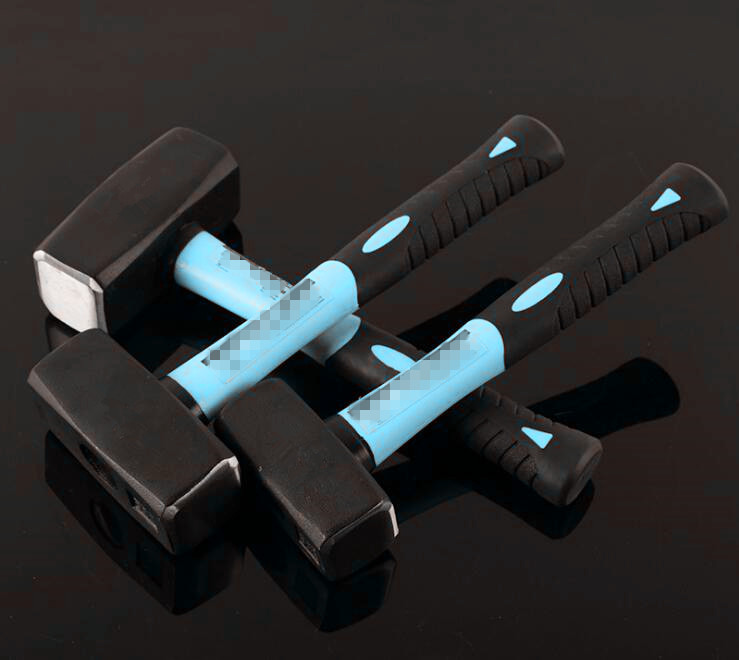 Double Color TPR Handle Stoning hammer(XL0062) with painted surface and good price