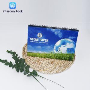 Wholesale Customizable Waterproof Stone Paper Offset Printing Desk Calendar from china suppliers