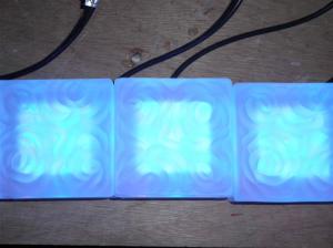 Wholesale color changing 100*100*70mm led brick light from china suppliers