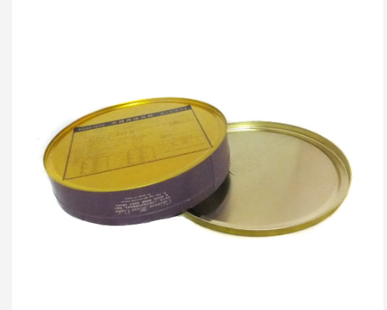 0.25mm Large Gift Tins Embossed Christmas Cookies Tin Can