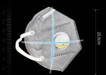 Valved N95 Disposable Dust Masks For Coronavirus Disease Protection