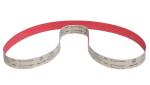 Red Ceramic Alumina Y-Wt Polyester Cloth Sanding Belts Cool Grinding Coating