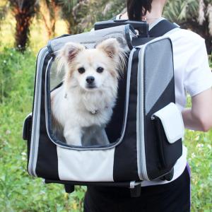 Wholesale Telescopic Handle Pet Travel Carrier Backpack Trolley For Small Dogs And Cats from china suppliers
