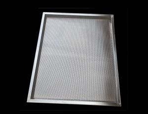 Wholesale Customized Stackable Food Grade Metal Perforated Stainless Steel 304 316 Bread Baking Drying Oven Tray from china suppliers