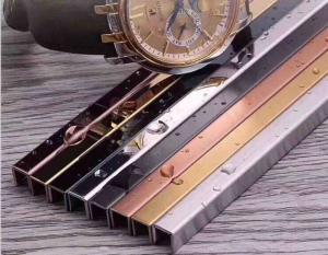 Wholesale China Stainless Steel Color U Channel Trim Size Manufacturer In Foshan Factory Price from china suppliers