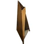 Manual Ignition Wood/Gas Steel Fireplace Burner Garden Decor Corten Steel Fire