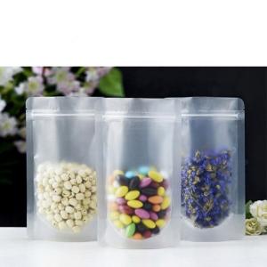 Wholesale Frosted Plastic Zipper Bag Made Craft Food Packaging Printed Stand Up Pouch Bag from china suppliers