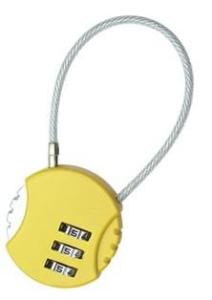 Wholesale promotional cable combination padlock from china suppliers