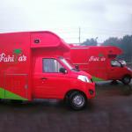 Awesome Petrol Mobile Kitchen Truck , Mobile Fast Food Van Gasoline Fuel Type
