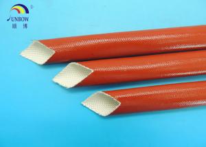 Wholesale 4KV Yellow Expandable Braided Fiberglass Sleeve With PU and Acrylic Resin from china suppliers