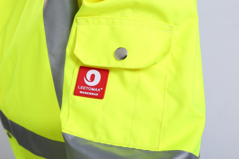 OEM Mens 7 In 1 Hi Vis Jacket , 300D Oxford Rain And Cold Weather Jacket