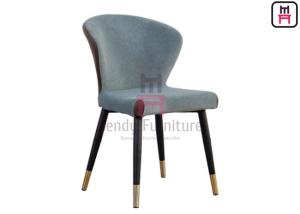Wholesale 0.38cbm Bowed Backrest Metal Restaurant Chair PU Leather from china suppliers