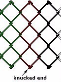 ASTM 392 heavily galvanized chain link fence with accessories zinc mass 366g