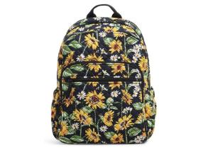 Wholesale Custom Printed Sunflower Laptop Backpack Girls Business Travel Quilted Women Casual from china suppliers