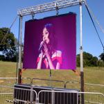 Novastar Controller Outdoor Rental LED Screen AC240V P2.976 460W/M2