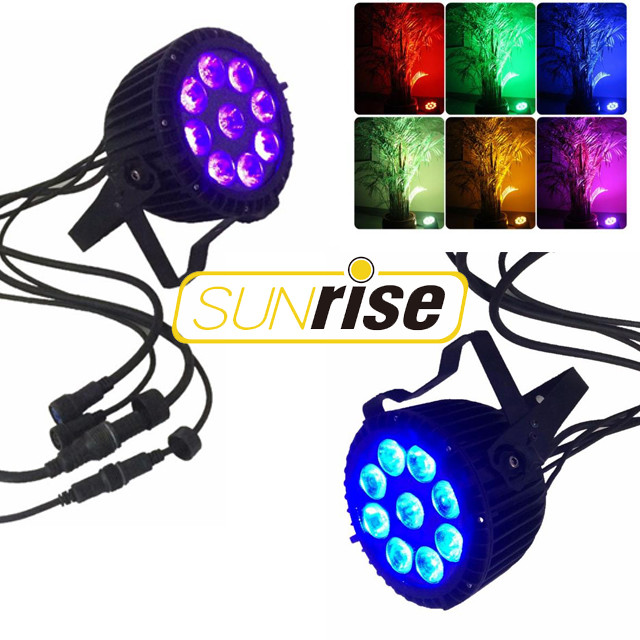 IP65 60 Hz AC 240 V 9 * 10 Watt LED Par Light For DJ / Outdoor Par Can