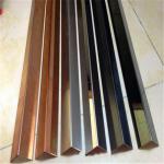 Polished Finishes Rose Gold Stainless Steel Corner Guards 201 304 316