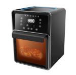 Smart Hot Air Fryer Oven Brushed Steel 2000W Big Touch Screen 11L Capacity