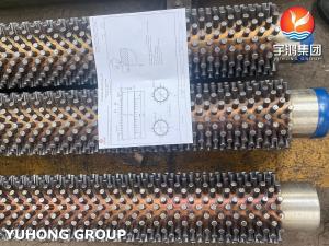 Wholesale Alloy Steel Studded Tube, ASME SA335 P5 With 11Cr, Fired Heater, Convective Heater Coils For Oil Refinary from china suppliers