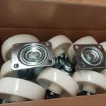 660lbs Capacity 4inch Nylon Casters With Swivel Top Plate
