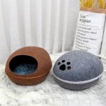 Handmade 100% Merino Fleece Cat Bed For Kittens